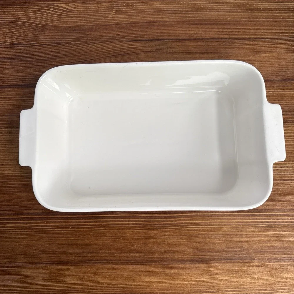 Grace's Pantry Butterfly Floral Porcelain Covered Casserole Baking Dish Lid